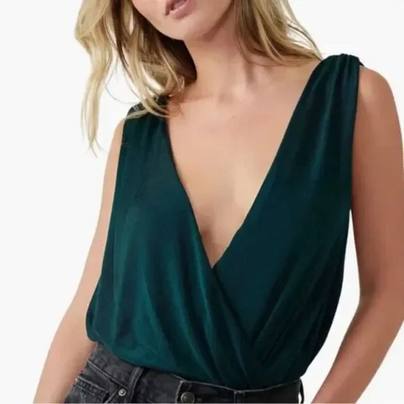 NEW Free People Night Owl Bodysuit - size XS - Picture 2 of 8